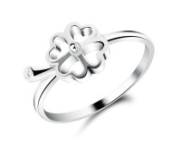 4 Leaf Clover Silver Rings NSR-867